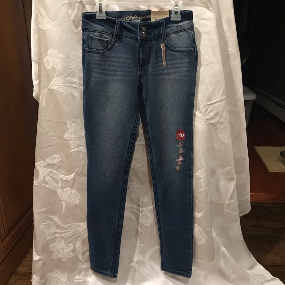 Knit Jegging Blue Jeans. Soft & Comfy.  12 Regular